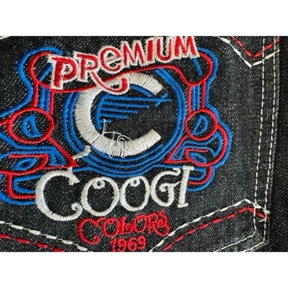 "COOGI" VTG Retro Jeans SZ M Y2K Vintage Denim Skater core Distressed Fashion - Picture 14 of 16